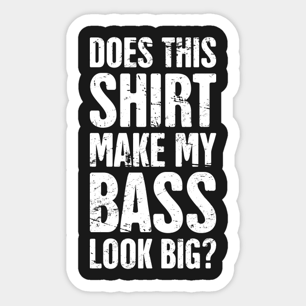 Funny Bass Fishing T-Shirt Sticker by MeatMan